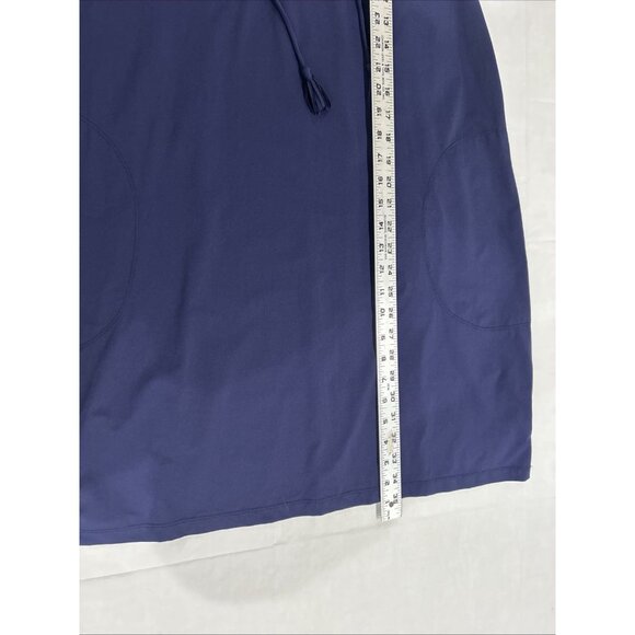 Tommy Bahama Womens Shift Dress L Navy Stretch Golf Athletic Pockets Pickleball - Picture 8 of 10